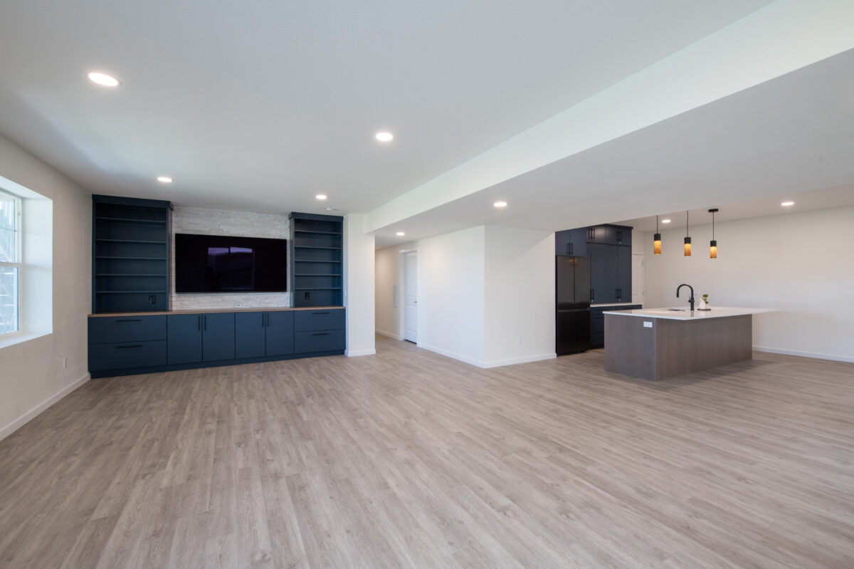 Open concept basement design | basement remodeling | parkluxurydesign Com